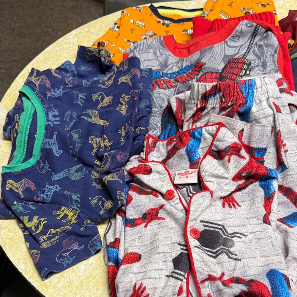 Marvel Spider-Man Kids Pajama Set - Blue and Red